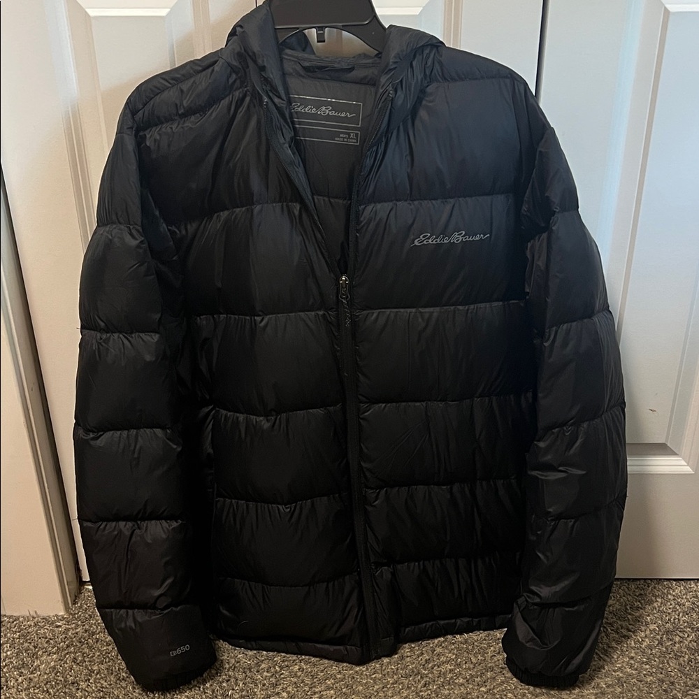 Eddie Bauer Men's Dark Puffer Jacket